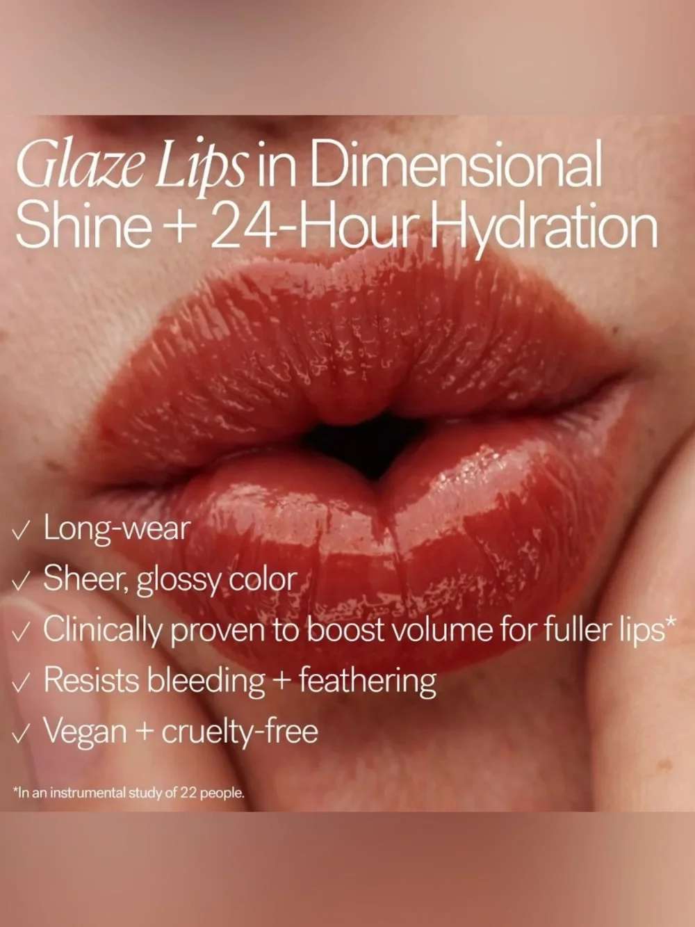 ILIA Overglaze Hydrating Lip Gloss for 24-Hour Moisture Color Flambé Vivid